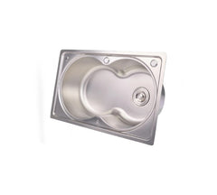 Sifin Steel kitchen sink stainless steel 72x45cms