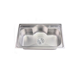 Sifin Steel kitchen sink stainless steel 80x50cms