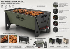 Home Use Super Charcoal Galvanic Steel Grill