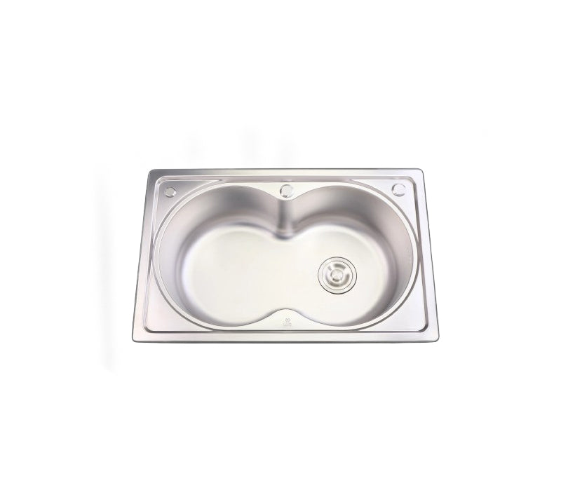 Sifin Steel kitchen sink stainless steel 72x45cms