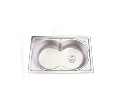 Sifin Steel kitchen sink stainless steel 72x45cms