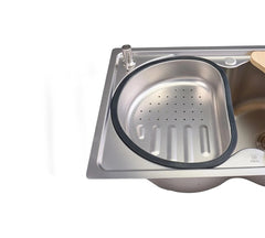 Sifin Steel kitchen sink stainless steel 72x45cms