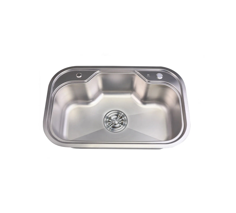 Sifin Steel kitchen sink stainless steel 75x45cms